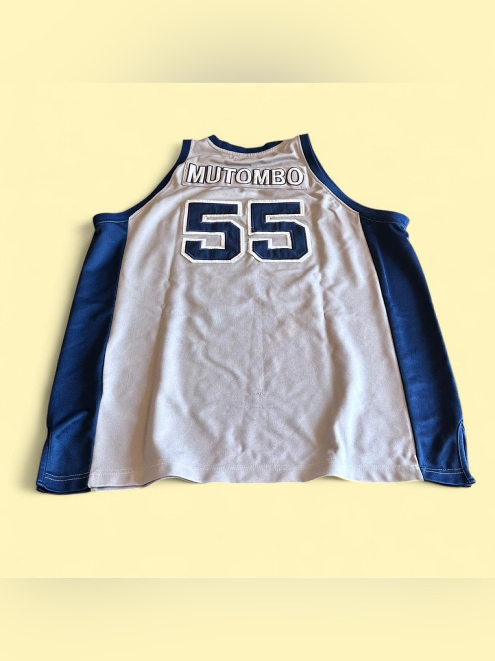 Vintage Georgetown Hoyas Dikembe Mutombo #55 Basketball Jersey Men’s 3XL NCAA
